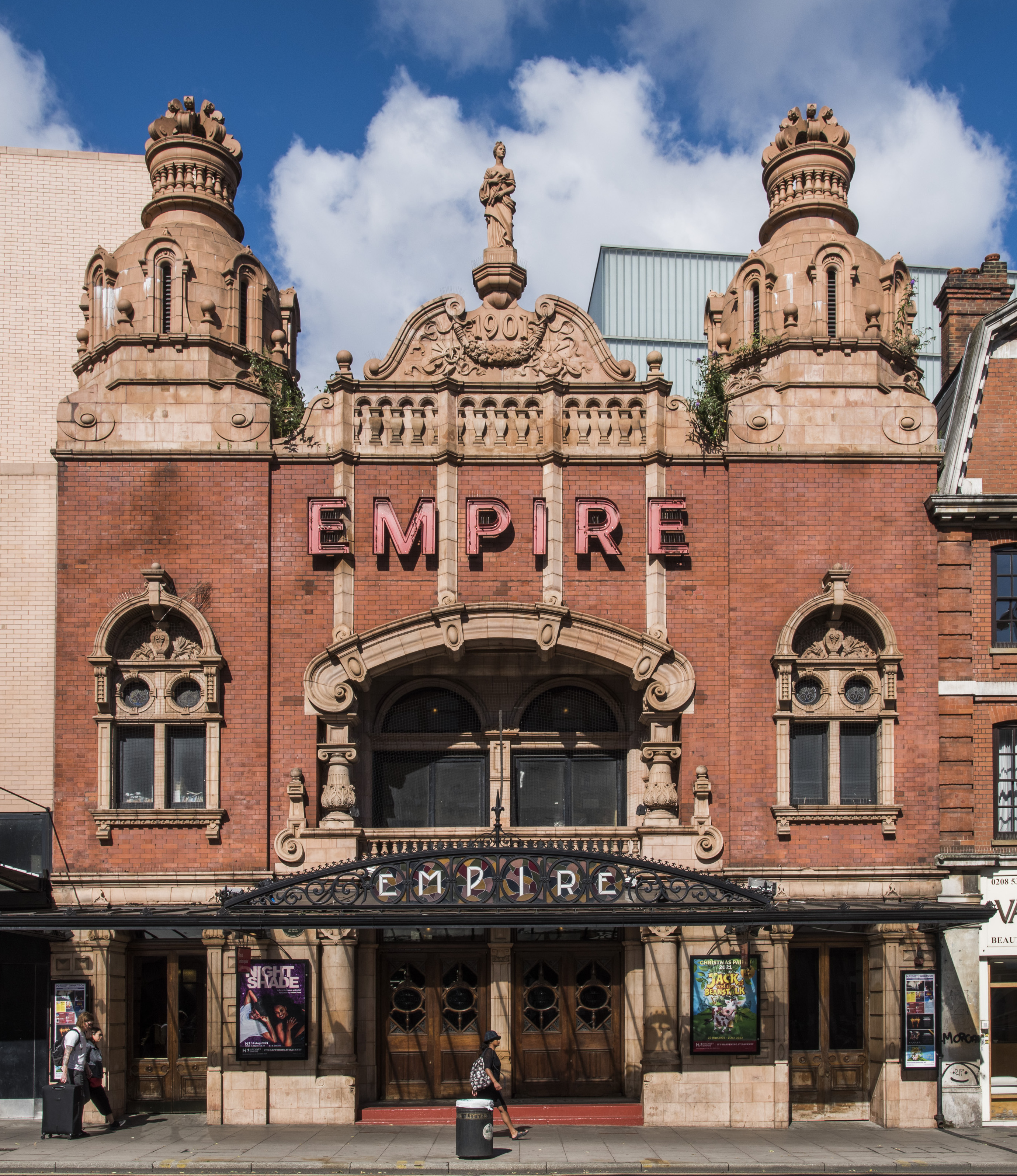 Front entrance of the hackney empire